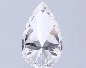 Vente en gros de bagues de fiançailles personnalisées en diamant de laboratoire de forme poire Dada modèle 634 6 Ct F VS1 certifié IGI CVD, bijoux fins - Product Image 2