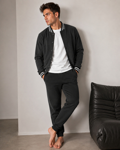 Fashion Forward <b>Long</b> Canvas Varsity <b>Jacket</b> Built Premium Softness Durable Structure Waterproof Breathable for Modern Casual - Product Image 3