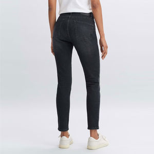 Jeans Ecológicos de Invierno para Mujer, Diseño OEM Personalizado al por Mayor, Cintura Alta, Corte Recto, Ajuste Regular, Transpirables, Estilo Vintage 2026 - Product Image 2
