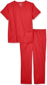 Custom Fit Women Medical <b>Scrub</b> <b>Set</b> V Neck Hospital Uniform Doctor Nurse Work Suit High Quality Women V Neck <b>Scrubs</b> <b>Set</b> Medical - Product Image 5
