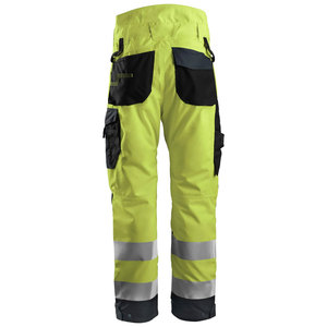 Pantalon de travail de sécurité avec plusieurs poches, en coton, pour hommes, haute visibilité, robuste, pour la construction - Product Image 6