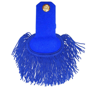 Hombreras ceremoniales con flecos y borlas bordadas para moda - Product Image 2