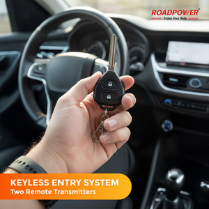ระบบกุญแจรีโมทรถยนต์อเนกประสงค์ Roadpower (RP-RE-KEY88-404) Milano แบบพับได้ 2 ปุ่ม พร้อมระบบล็อคกลาง ความถี่ 433MHz ระยะ 100 เมตร - Product Image 4