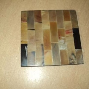 Ensemble de sous-verres en corne naturelle polie, sous-verres artisanaux de qualité supérieure pour la maison, la salle à manger et le bureau - Product Image 2