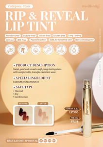 PurePeel Tinte Labial Líquido Vegano Hipoalergénico Sin Crueldad Animal Sin Silicona - Product Image 2