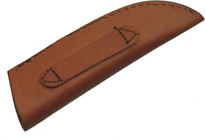 Couteau Skinner artisanal en acier D2, manches en bois de rose avec étui en cuir, couteau personnalisé - Product Image 5