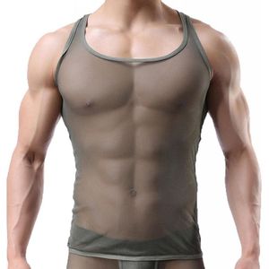 Ruby Red Aerated Stretch <b>Mesh</b> <b>Shirts</b> Sleeveless Tank Hollow Out Poly Spandex Lightweight Rave Partywear <b>Mesh</b> Tops - Product Image 3