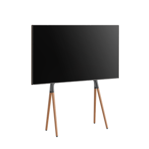 [EDGEWALL] <b>TV</b> <b>Stand</b> Wood Midcentury Modern Minimalist Design Floor Mount for 50 54 In <b>TVs</b> Living Room Furniture - Product Image 2