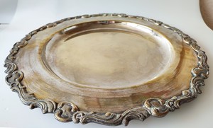 Assiette de présentation ronde décorative, vaisselle de luxe pour la décoration de réceptions de mariage et de fêtes - Product Image 6