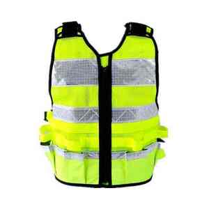 Chaleco de Seguridad Reflectante de Alta Visibilidad Unisex, Ropa de Trabajo Transpirable, Ligera y Duradera - Product Image 1