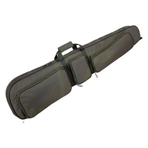 Estuche largo para armas con múltiples bolsillos de almacenamiento y base reforzada | Bolsa de caza hecha de poliéster repelente al agua de Pakistán - Product Image 1