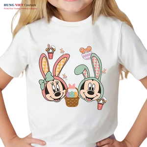 Camiseta de algodón informal con patrón 3D para niños de gran oferta 95% algodón blanco sublimación estilo impreso - Product Image 1