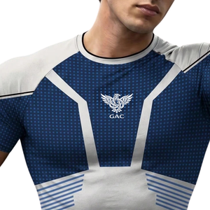 T-shirt de sport pour homme à manches courtes, respirant, séchage rapide, coupe classique, entraînement, course à pied, gym, performance athlétique, 200 grammes - Product Image 5