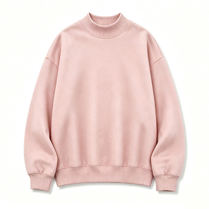 เสื้อสเวตเชิ้ตคอกลมสีเขียวเข้มแบบเรียบง่ายสำหรับผู้หญิง ทรงปกติ สวมใส่สบายทุกวัน ขายส่ง แบรนด์แฟชั่นจากสหรัฐอเมริกา สหราชอาณาจักร ยุโรป - Product Image 3