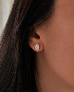 Factory Wholesale Marquise Lab Grown Diamond <b>Stud</b> <b>Earrings</b> 0.50-4.00 CTW IGI Certified DEF VVS VS 14K 18K Gold - Product Image 4