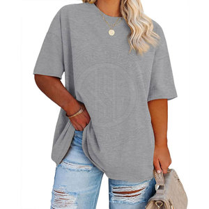 Camisetas Oversize para Mujer al Mejor Precio y Bajo MOQ, Estilo Urbano, Camisetas de Manga Corta Oversize para Mujer - Product Image 5