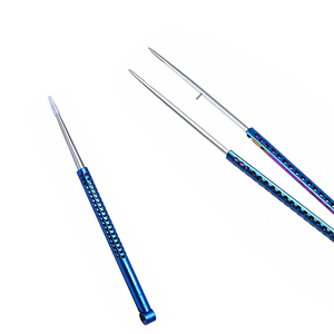 Pinces microchirurgicales en titane droites à pointe fine, légères et de précision pour la chirurgie ophtalmique, neurochirurgicale et microchirurgicale - Product Image 3