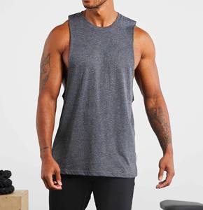 Camiseta sin Mangas de Verano para Entrenamiento, de Secado Rápido, Transpirable, Antibacteriana, de Algodón/Fibra de Bambú, Cuello Redondo, con Logotipo Personalizado - Product Image 1