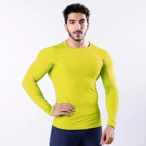 Men's Compression Breathable Rash Guard <b>Swim</b> <b>Shirt</b>-UV Protection Quick Dry & Eco-Friendly Beach & Fitness Wear with OEM service - Product Image 4