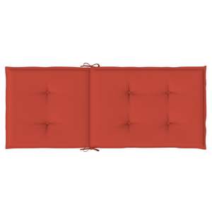 Ensemble de 6 coussins pour chaise haute, rouge mélangé, 100% polyester, pour usage extérieur - Product Image 6