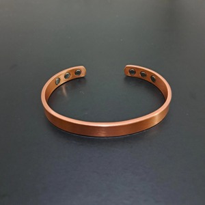 New Luxury Polished Modern Copper <b>Bangle</b> Women Magnetic <b>Engraved</b> Handmade by copper jewelry Modern antique design - Product Image 3