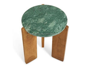 elegant walnut finish side table designer wooden side table small living room side table walnut living room furniture table 2026 - Product Image 3