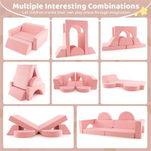 Ensemble de canapés pour enfants de 8 pièces pour salle de jeux - Product Image 2