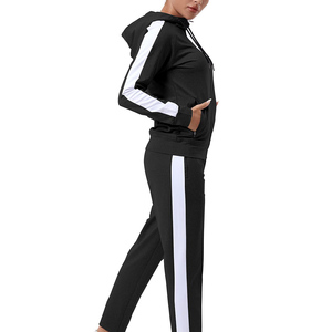 Tracksuit <b>Set</b> For Women Jacket With Hood And Jogger Pants Lightweight Comfortable Casual Wear Soft Stretchy Fabric Women's <b>Sets</b> - Product Image 5