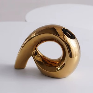 Jarrón de Cerámica Estilo Vintage Personalizable al por Mayor, Pieza de Decoración Rústica para el Hogar, Decoración Fantástica - Product Image 3