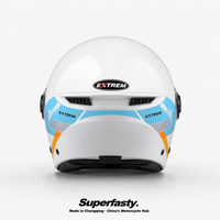 Nouveau Casque Moto Jet ABS Super Rapide à Libération Rapide Toutes Saisons Garantie 1 An Taille Ajustable Idéal Été