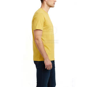 Camisetas Modernas de Corte Ajustado para Hombre, Mezcla de Algodón y Poliéster con Tela Cómoda, Suave y Elástica, y Estilo Urbano Atractivo - Product Image 6