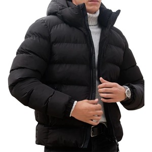 Custom Wholesale Factory Wholesale Mens Ultra Light <b>Down</b> <b>Feather</b> Puffer Jacket Winter Warm Stand Collar Lightweight Coat - Product Image 2