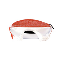 Sac bandoulière unisexe grande capacité style ethnique à paillettes, sac de poitrine tendance en velours côtelé avec fermeture éclair pour sports de plein air