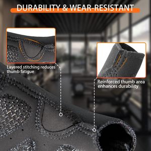 Gants de musculation antidérapants pour hommes et femmes, adhérence supérieure et protection de la paume pour la musculation, le fitness, l'exercice, l'entraînement - Product Image 4