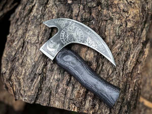 UA Supplies - Cuchillo para Pizza Mini Hecho a Mano Personalizado, Hoja de 7 Pulgadas, OEM ODM, Cuchillo para Pizza Vikingo Personalizable al por Mayor - Product Image 2