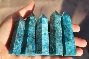 แท่งหินพลังบำบัดสีฟ้า Apatite | ตกแต่งบ้าน - Product Image 2