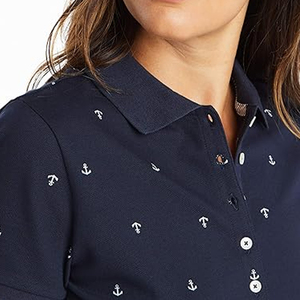 New Short Sleeve Top T-Shirt Women <b>Spring</b> Summer Lapel Print Versatile Polo Shirt for Women Clothing Casual Tops - Product Image 4