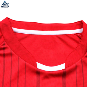 Uniforme de Fútbol de Alta Calidad en Color Rojo Sólido con Diseño Personalizado, Uniforme Deportivo de Entrenamiento para Adultos al por Mayor - Product Image 6