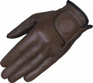 Gant de golf en cuir véritable violet pour main gauche, antidérapant, avec fermeture auto-agrippante, unisexe, pour le sport - Product Image 4