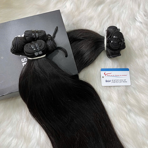 Extensiones de Cabello Natural Liso de Origen Vietnamita, Paquete de Cabello Virgen Remy Auténtico, Suave y con Puntas Completas - Product Image 3