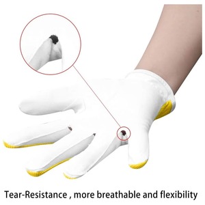Gants de golf blancs pour adultes de qualité supérieure, design unique, tissu doux, respirants toutes saisons, production en gros d'usine pour le sport - Product Image 4