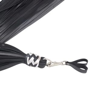 Real <b>Leather</b> <b>Flogger</b> Whip with Slim Falls and Easy Control Handle - Product Image 3