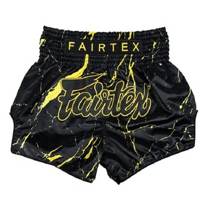 Shorts de Muay Thai Fairtex al por Mayor de Tailandia, Shorts Personalizados de Muay Thai y Kick Boxing, Color Negro - Product Image 1