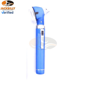 Otoscope à fibre optique en acier inoxydable rose, format de poche, kit de diagnostic ORL, outil médical portable pour examen des oreilles, lumineux - Product Image 3