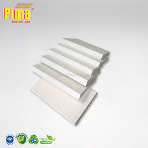 Panneau en mousse PVC WPC blanc, épaisseur 18 mm, densité 0,6 g/cm3, panneaux durables et imperméables pour l'ameublement - Product Image 2