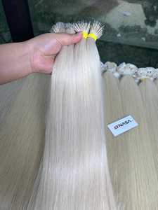 Extensions de cheveux humains vietnamiens 100 % naturels les plus vendues, magnifiques extensions à nano-anneaux pour femmes, cheveux super double drawn - Product Image 6