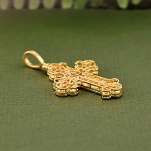 Baguette Cut Moissanite <b>Cross</b> Pendant 925 Sterling Silver Rhodium Plated Trendy Unisex Jewelry for <b>Men</b> Women Everyday Wear - Product Image 2