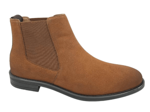 Mocasines Dlords para Hombre, Parte Superior de PU, Punta Redonda, Plantilla EVA Cómoda, Suela de Goma, Color Marrón Sólido, para Todas las Temporadas - Product Image 1