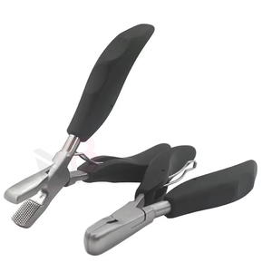 Wholesale Hair <b>Extensions</b> Plier Including Two Hole <b>Micro</b> Beads Remover Pliers Hair Surgical grade Stainless Steel Nano Bead - Product Image 3