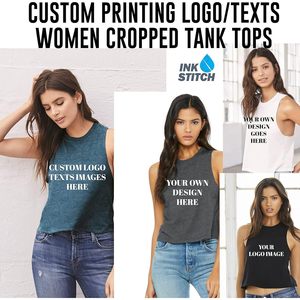 2025 camisetas sin mangas recortadas con espalda cruzada 6682 con estampado personalizado para mujer, diseña tu propia camiseta sin mangas cosida con tinta - Product Image 4